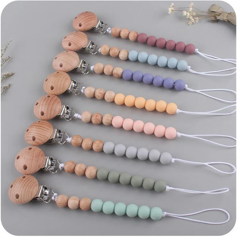 Silicone Beads Baby Anti-drop Chain Pacifier Clips Infant Nipple Appease Soother Chain Clips Dummy Holder Nipple Clip Baby Stuff
Silicone Beads Baby Anti-drop Chain Pacifier Clips Infant Nipple Appease Soother Chain Clips Dummy Holder Nipple Clip Baby Stuff