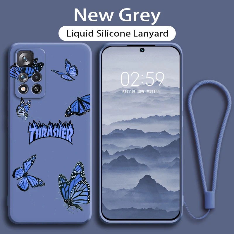 Luxury Flower Butterfly Art Liquid Rope TPU Cover Phone Case For Xiaomi Redmi Note 11 11S 11T 10S 10 9S 9T 9 8T 8 Pro Plus 5G
Luxury Flower Butterfly Art Liquid Rope TPU Cover Phone Case For Xiaomi Redmi Note 11 11S 11T 10S 10 9S 9T 9 8T 8 Pro Plus 5G