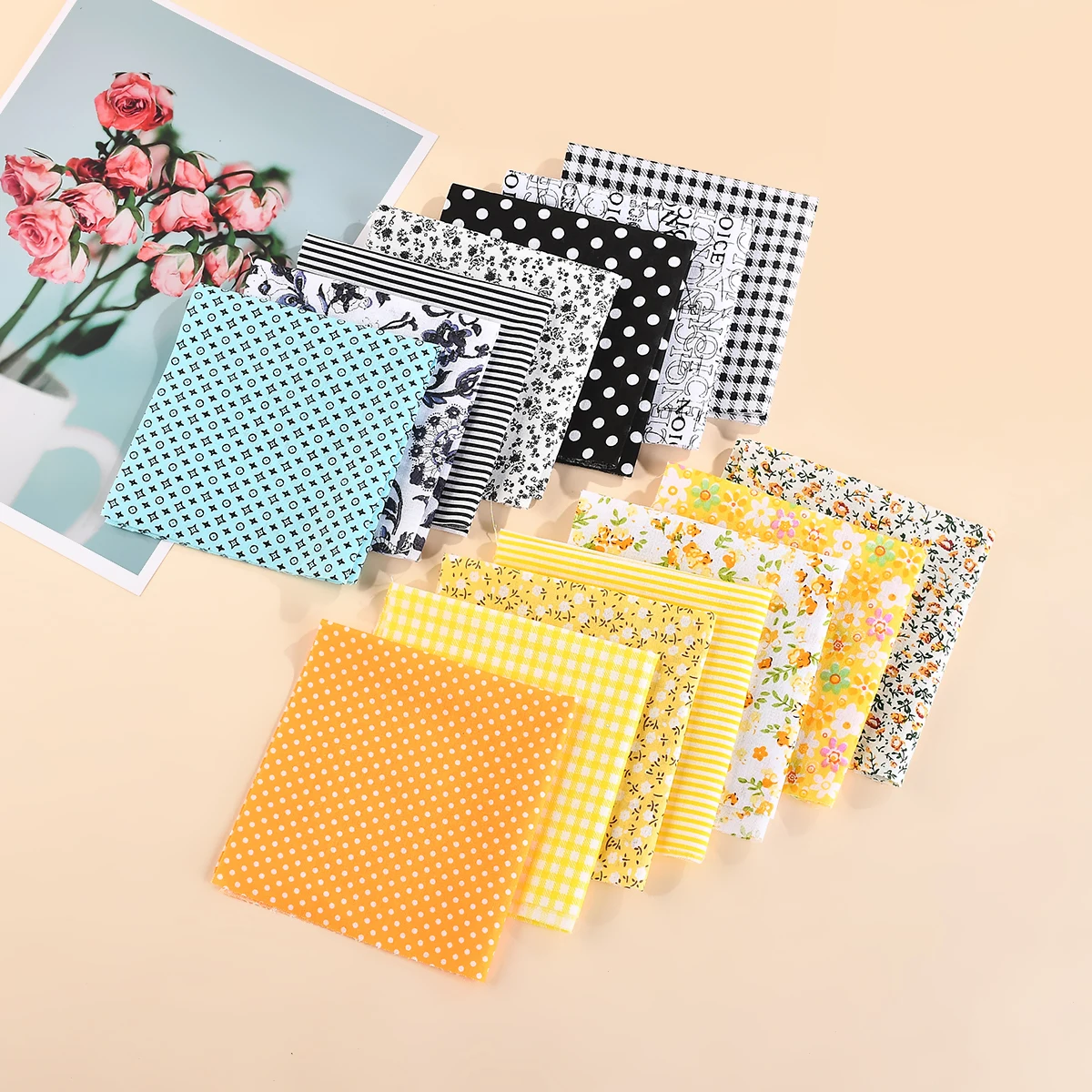 7 Colors Combination DIY Handmade 7 Patchwork Cloth Group Plain Weave Cotton Colorful Cloth Small Floral Cotton new
7 Colors Combination DIY Handmade 7 Patchwork Cloth Group Plain Weave Cotton Colorful Cloth Small Floral Cotton new