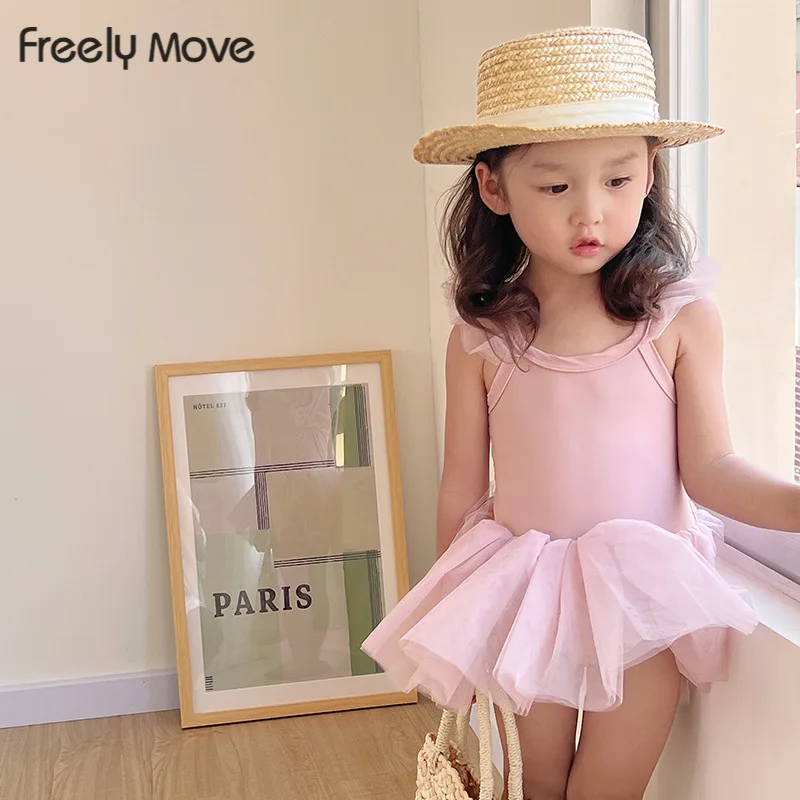 Freely Move Baby Swimwear Girl Princess Skirt Suspender Tutu Mesh Dress Swimsuit One-piece Children Girl Bathing Suit Beach Wear
Freely Move Baby Swimwear Girl Princess Skirt Suspender Tutu Mesh Dress Swimsuit One-piece Children Girl Bathing Suit Beach Wear