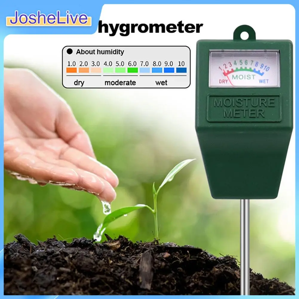 Durable Gardening Plant Soil Moisture Detector Single Needle Square Head Water Analyzer Metal Probe Hygrometer Sensor Supplies
Durable Gardening Plant Soil Moisture Detector Single Needle Square Head Water Analyzer Metal Probe Hygrometer Sensor Supplies