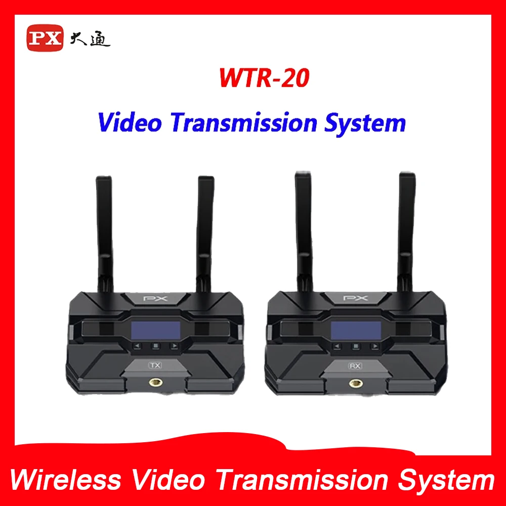 Беспроводная система передачи видео PX WTR-20 200M HDMI 4K30 1080p с передатчиком и