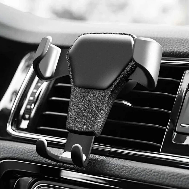 Leather Car Mobile Phone Support Air Outlet Gravity Sensing Mobile Phone Support Navigation Music Universal Car Bracket
Leather Car Mobile Phone Support Air Outlet Gravity Sensing Mobile Phone Support Navigation Music Universal Car Bracket