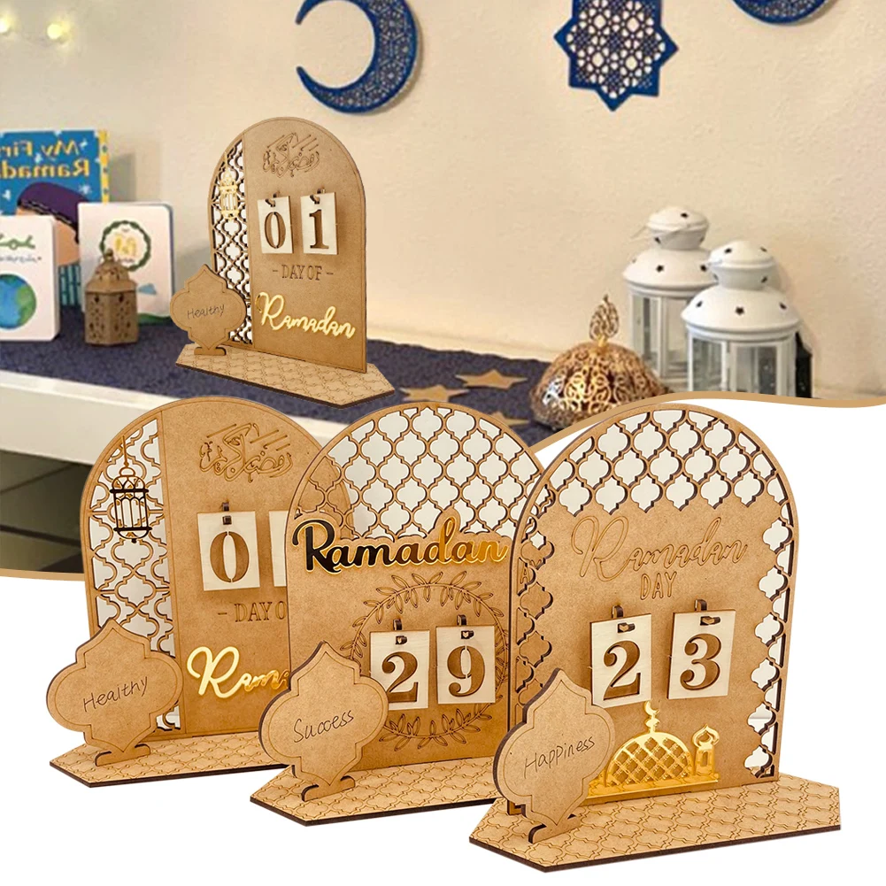 Ramadan Countdown Calendar Wooden DIY Holiday Supplies Eid Mubarak Ornament Kareem Ramadan Decoration Muslim Party Decor AL Adha
Ramadan Countdown Calendar Wooden DIY Holiday Supplies Eid Mubarak Ornament Kareem Ramadan Decoration Muslim Party Decor AL Adha