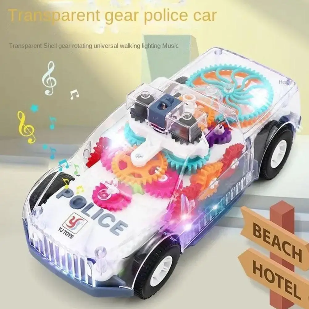 Transparent Flashing Electric Racing Car Toys Music Rotating Mechanical Gear Vehicle With Sound LED Light Luminous Model Gifts
Transparent Flashing Electric Racing Car Toys Music Rotating Mechanical Gear Vehicle With Sound LED Light Luminous Model Gifts