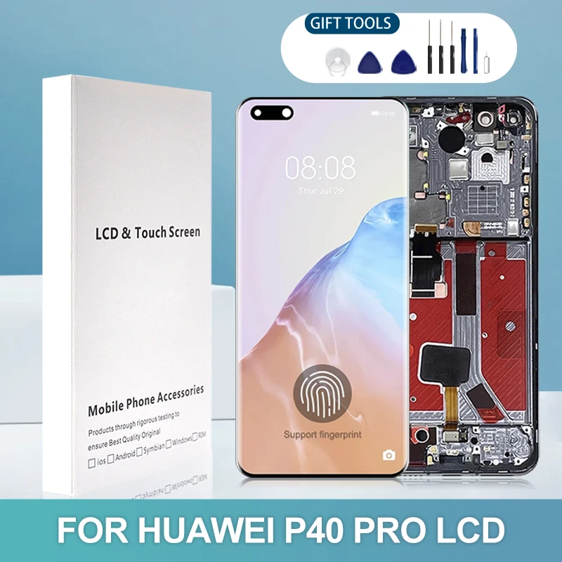 1Pcs 6.58 Inch ELS-NX9 Display For Huawei P40 Pro Lcd Touch Panel Screen Digitizer ELS-N04 ELS-AN00 LS-TN00 Assembly With Tools
1Pcs 6.58 Inch ELS-NX9 Display For Huawei P40 Pro Lcd Touch Panel Screen Digitizer ELS-N04 ELS-AN00 LS-TN00 Assembly With Tools