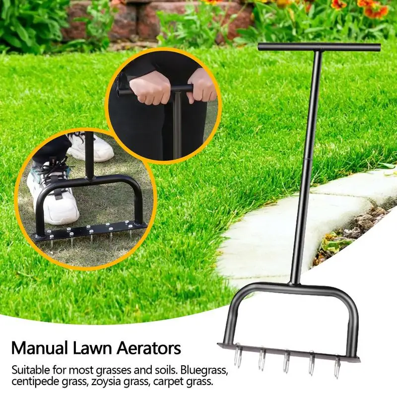 Manual Lawn Aerator Standing Garden Digging Tool Lawn Saving Labor Shoe Aerators Adjustable Grass For Lawn Garden Soil Intake
Manual Lawn Aerator Standing Garden Digging Tool Lawn Saving Labor Shoe Aerators Adjustable Grass For Lawn Garden Soil Intake