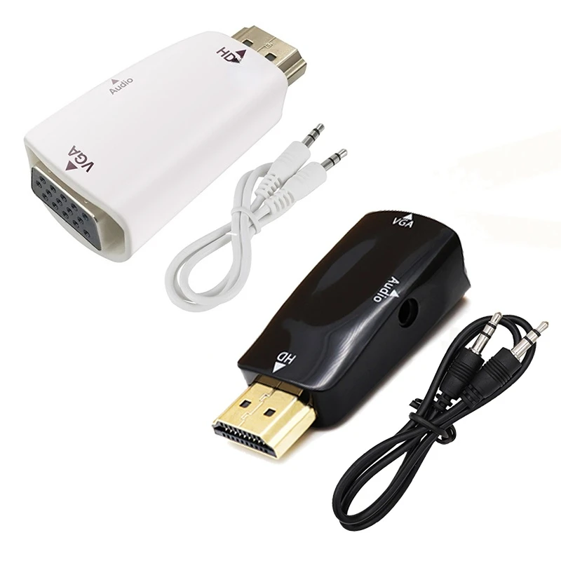 Конвертер HDMI-совместимый с VGA с аудиокабелем 3,5 мм, адаптер 1080P HD «папа»-VGA «мама» для ТВ, ПК, ноутбука, проектора дисплея
Конвертер HDMI-совместимый с VGA с аудиокабелем 3,5 мм, адаптер 1080P HD «папа»-VGA «мама» для ТВ, ПК, ноутбука, проектора дисплея