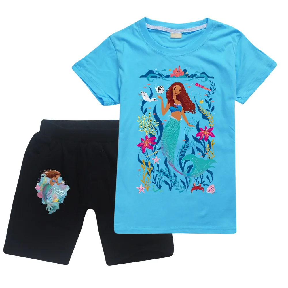 the little mermaid T Shirts Sets Toddler Girls Sports Cotton Cartoon Tees Kids Boys Teenage Clothes Summer Fashion Tops Suits
the little mermaid T Shirts Sets Toddler Girls Sports Cotton Cartoon Tees Kids Boys Teenage Clothes Summer Fashion Tops Suits