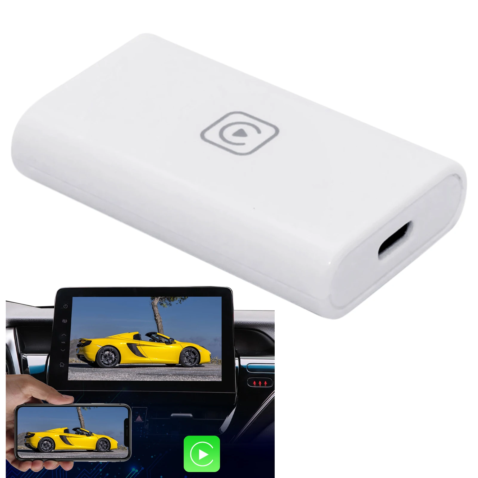 Wireless Car Play For Apple Android Auto Car Play Portable Multimedia Player Support Blue Tooth Speaker Mirror Link Airplay
Wireless Car Play For Apple Android Auto Car Play Portable Multimedia Player Support Blue Tooth Speaker Mirror Link Airplay