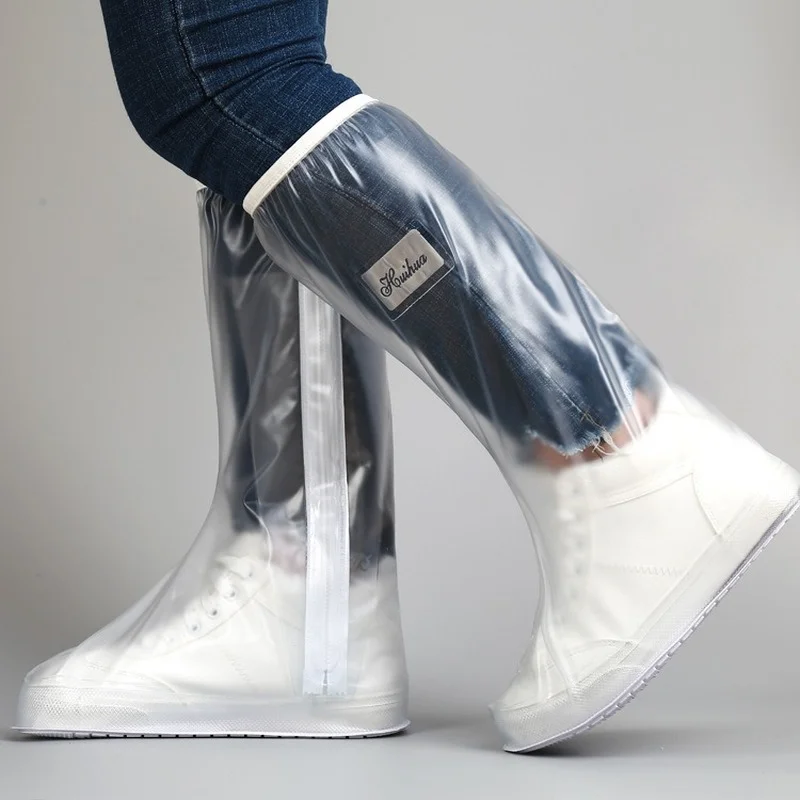 Men's and women's high tube shoe cover with pressed edge and thickened sole wear resistant and high quality rainproof shoe cover
Men's and women's high tube shoe cover with pressed edge and thickened sole wear resistant and high quality rainproof shoe cover