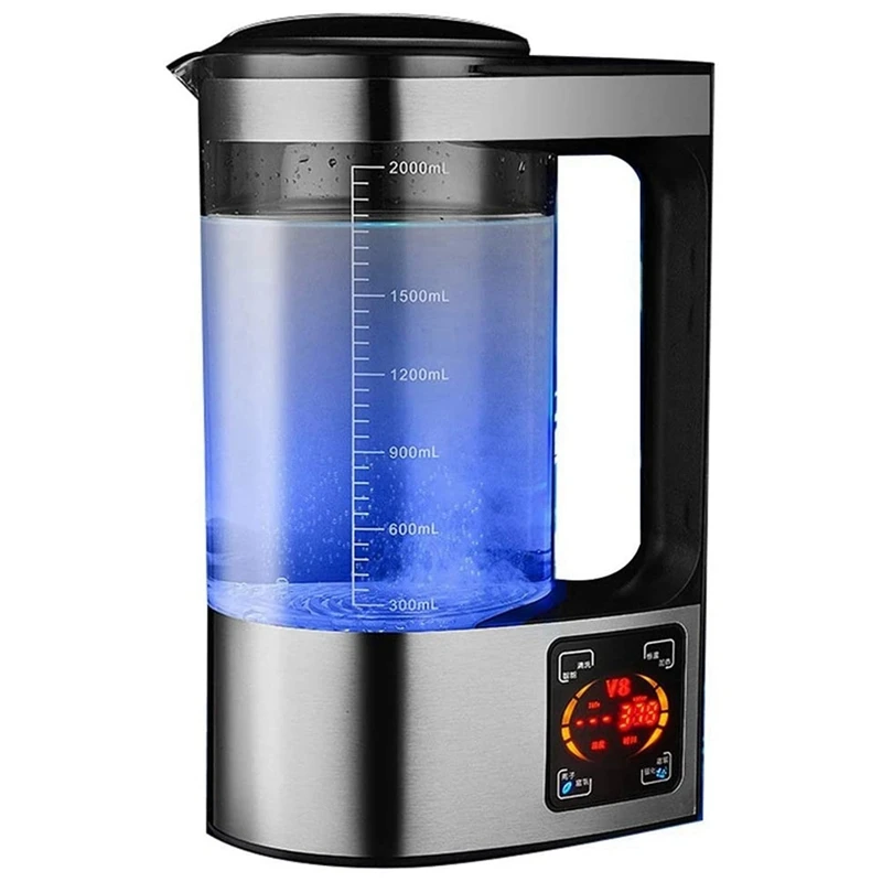 2L Electric Hydrogen Rich Water Kettle Water Ionizer Machine Water Filter Drink Hydrogen Water Generator
2L Electric Hydrogen Rich Water Kettle Water Ionizer Machine Water Filter Drink Hydrogen Water Generator