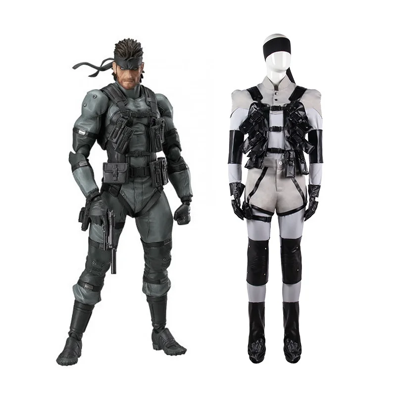 Game Metal Gear Solid 2 Snake Cosplay Costume Men Suits Full Set Halloween Party Outfits
Game Metal Gear Solid 2 Snake Cosplay Costume Men Suits Full Set Halloween Party Outfits