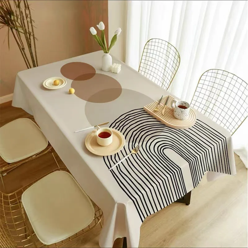 Nordic Ins Light Luxury High-level Abstract Line Tablecloth Coffee Table Tablecloth Antifouling Decorative Tablecloth
Nordic Ins Light Luxury High-level Abstract Line Tablecloth Coffee Table Tablecloth Antifouling Decorative Tablecloth
