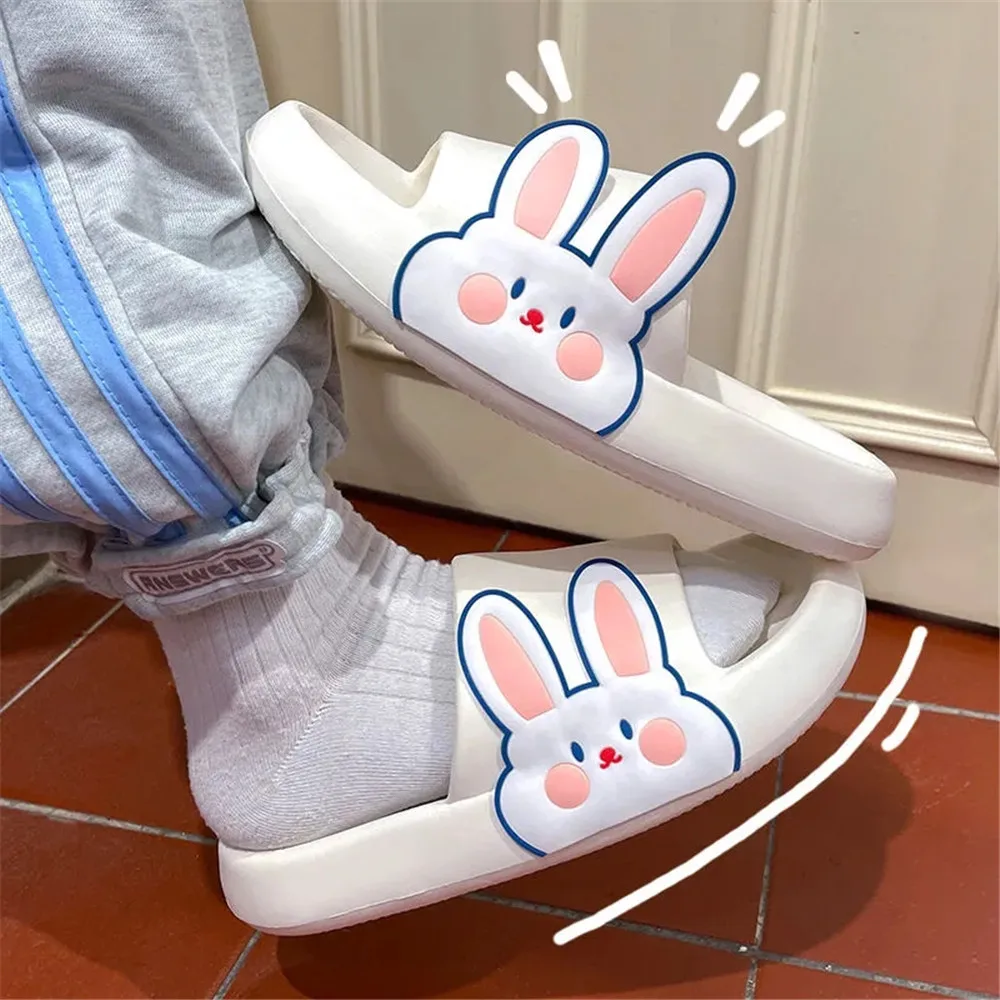 Thick Sole Cute Summer Slippers Women 3d Rabbit Cartoon Household Indoor Shoes Kawaii Breathable Bathroom Lady Home Slippers
Thick Sole Cute Summer Slippers Women 3d Rabbit Cartoon Household Indoor Shoes Kawaii Breathable Bathroom Lady Home Slippers