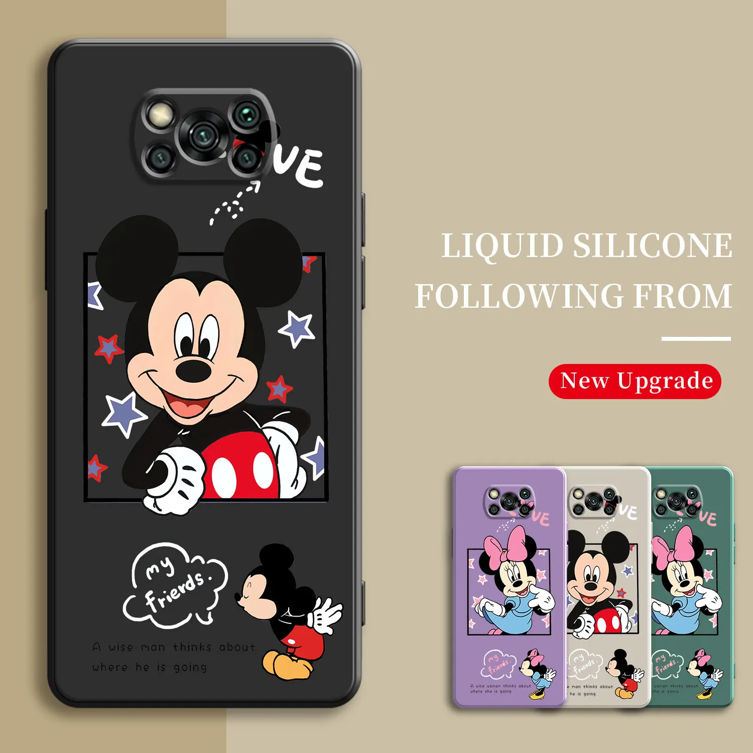 Candy Color Case For Xiaomi Mi Poco X3 NFC X4 Pro 11 Lite 11T F3 GT F4 M3 M4 10 10T 9T 8 Soft Phone Cover Mickey Minnie Mouse
Candy Color Case For Xiaomi Mi Poco X3 NFC X4 Pro 11 Lite 11T F3 GT F4 M3 M4 10 10T 9T 8 Soft Phone Cover Mickey Minnie Mouse