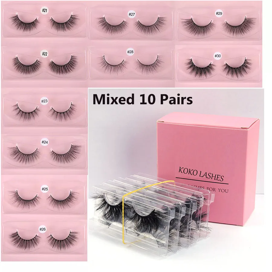 Natural Eyelashes Wholesale 10/20/30/50 PCS In Bulk 3d Faux Eyelashes Mink Lashes Wholesale Wholesale False Eyelashes Makeup Set
Natural Eyelashes Wholesale 10/20/30/50 PCS In Bulk 3d Faux Eyelashes Mink Lashes Wholesale Wholesale False Eyelashes Makeup Set