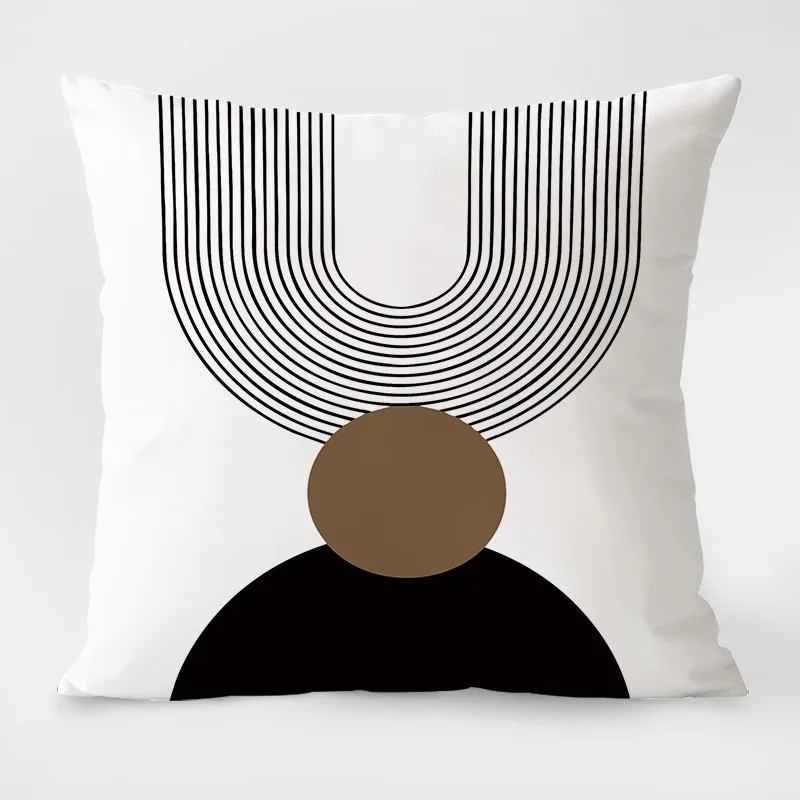 Черно-белая геометрическая наволочка из полиэстера
Черно-белая геометрическая наволочка из полиэстера