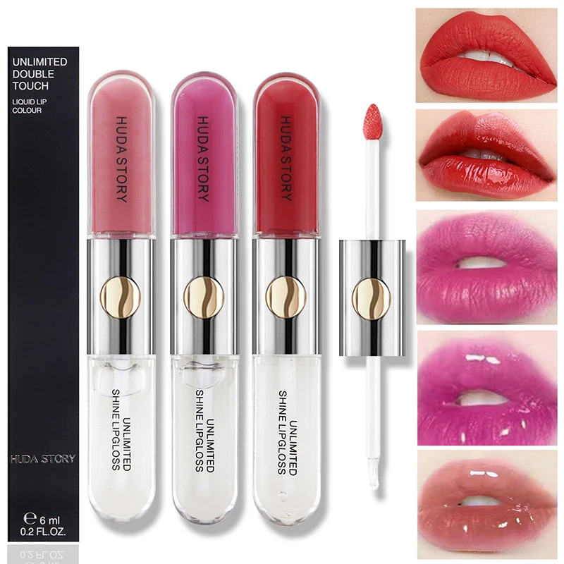 Sdotter HUDA STORY Double Headed Velvet Lip Gloss Waterproof Moisturizing Long Lasting Matte Velvet Lipgloss Sexy Red Tint Lipst
Sdotter HUDA STORY Double Headed Velvet Lip Gloss Waterproof Moisturizing Long Lasting Matte Velvet Lipgloss Sexy Red Tint Lipst