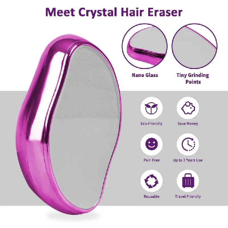Nano Physical Hair Removal Painless Epilator Body Beauty Depilation Tool Crystal Hair Eraser Skin Exfoliator Crystal Hair Remove
Nano Physical Hair Removal Painless Epilator Body Beauty Depilation Tool Crystal Hair Eraser Skin Exfoliator Crystal Hair Remove