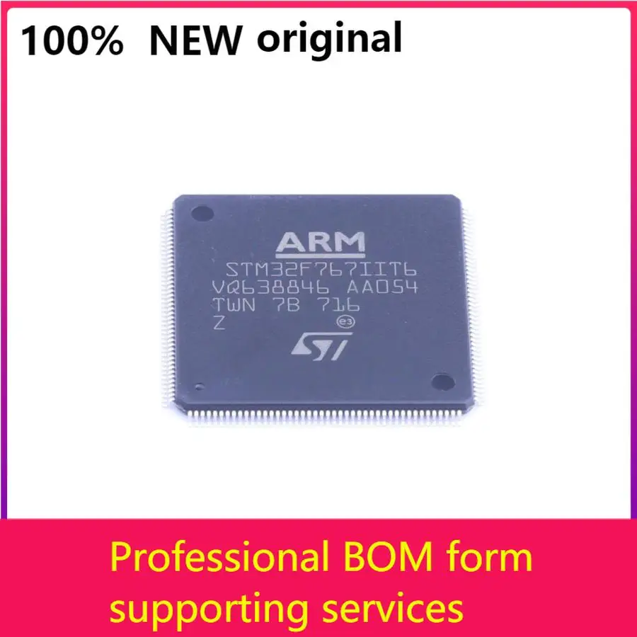 32-разрядный MCU STM32F, рандомная фотовспышка 2 Мб, 240-контактный LQFP лоток-лотки STM32F767IIT6 176 оригинал
32-разрядный MCU STM32F, рандомная фотовспышка 2 Мб, 240-контактный LQFP лоток-лотки STM32F767IIT6 176 оригинал