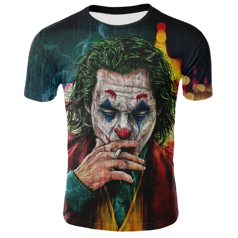 2021 Hot Clown 3D Printed Oversized T-shirt Men;s Clown Face Mens T-shirt 3d Clown Short Sleeve Fun T-shirt Tops and T-shirts
2021 Hot Clown 3D Printed Oversized T-shirt Men;s Clown Face Mens T-shirt 3d Clown Short Sleeve Fun T-shirt Tops and T-shirts