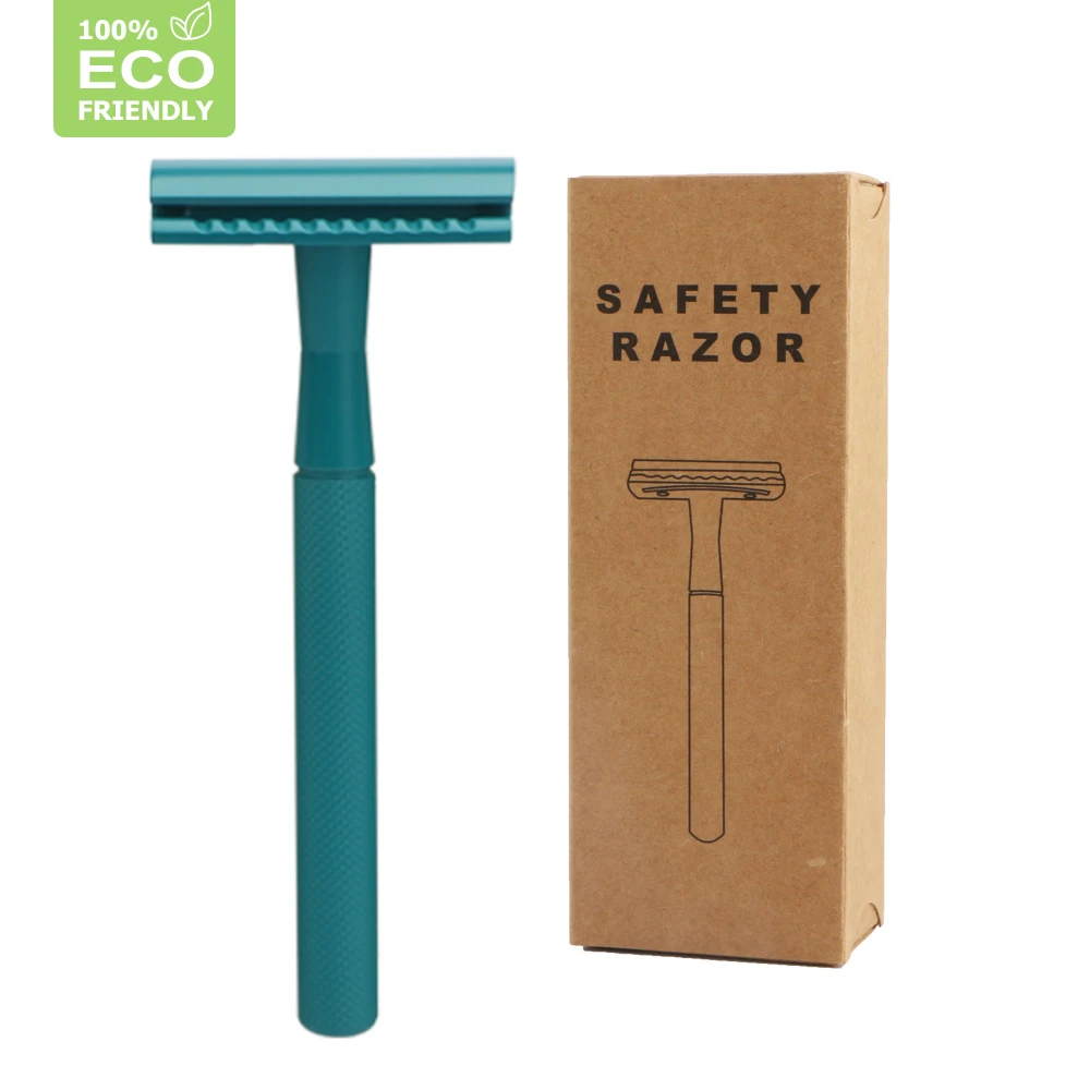 New Teal Razor Classic Double Edge Safety Razor for Men & Women Manual Metal Shaving Razor Zero Waste Eco Friendly Reusable
New Teal Razor Classic Double Edge Safety Razor for Men & Women Manual Metal Shaving Razor Zero Waste Eco Friendly Reusable