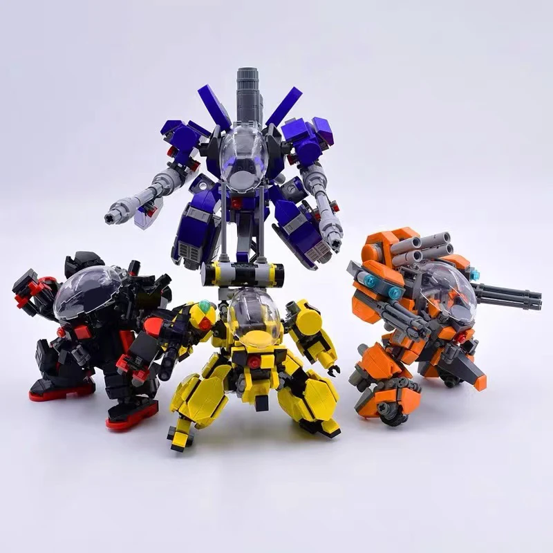 4PCS Anime Action Figure Building Blocks Build Toys Manned Mecha Robot Model Construction Toys for Children Christmas Gift
4PCS Anime Action Figure Building Blocks Build Toys Manned Mecha Robot Model Construction Toys for Children Christmas Gift