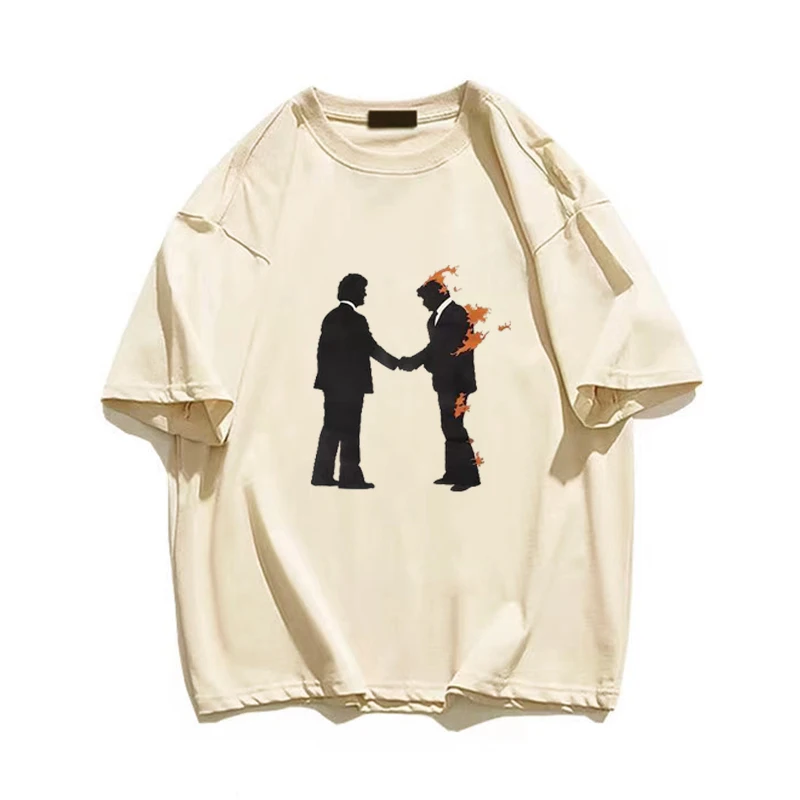 Summer T shirt for Men 100 Cotton High Quality Band Print Hip Hop T-Shirts Short Sleeved Streetwear Women's Tee Free Shipping
Summer T shirt for Men 100 Cotton High Quality Band Print Hip Hop T-Shirts Short Sleeved Streetwear Women's Tee Free Shipping