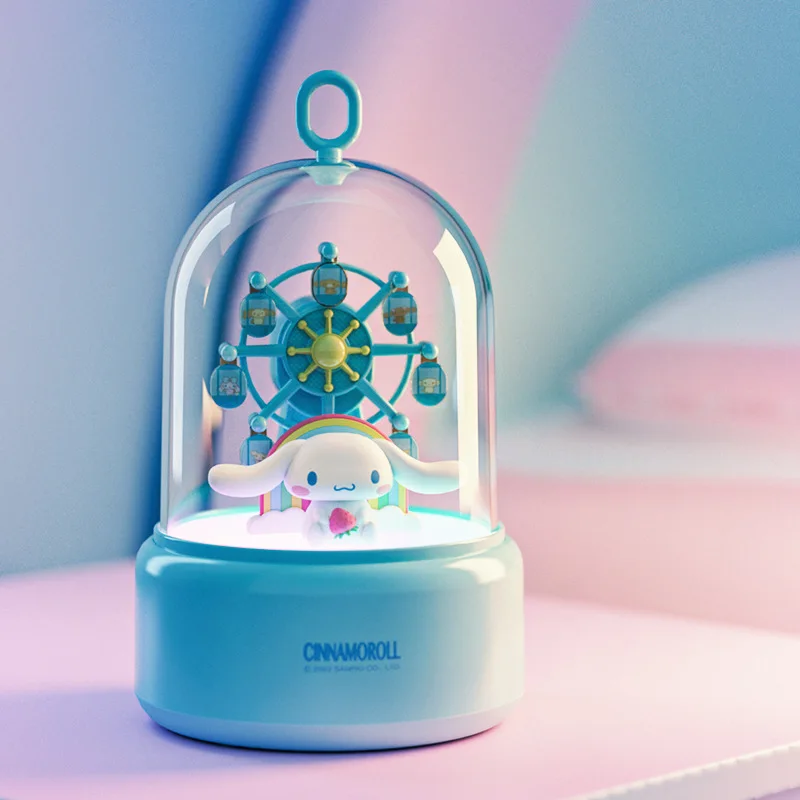 Sanrio Music Box Hello Kitty Cinnamoroll Kawaii Kids Toys Ferris Wheel Musical Case Creative Decoration Birthday Gift
Sanrio Music Box Hello Kitty Cinnamoroll Kawaii Kids Toys Ferris Wheel Musical Case Creative Decoration Birthday Gift
