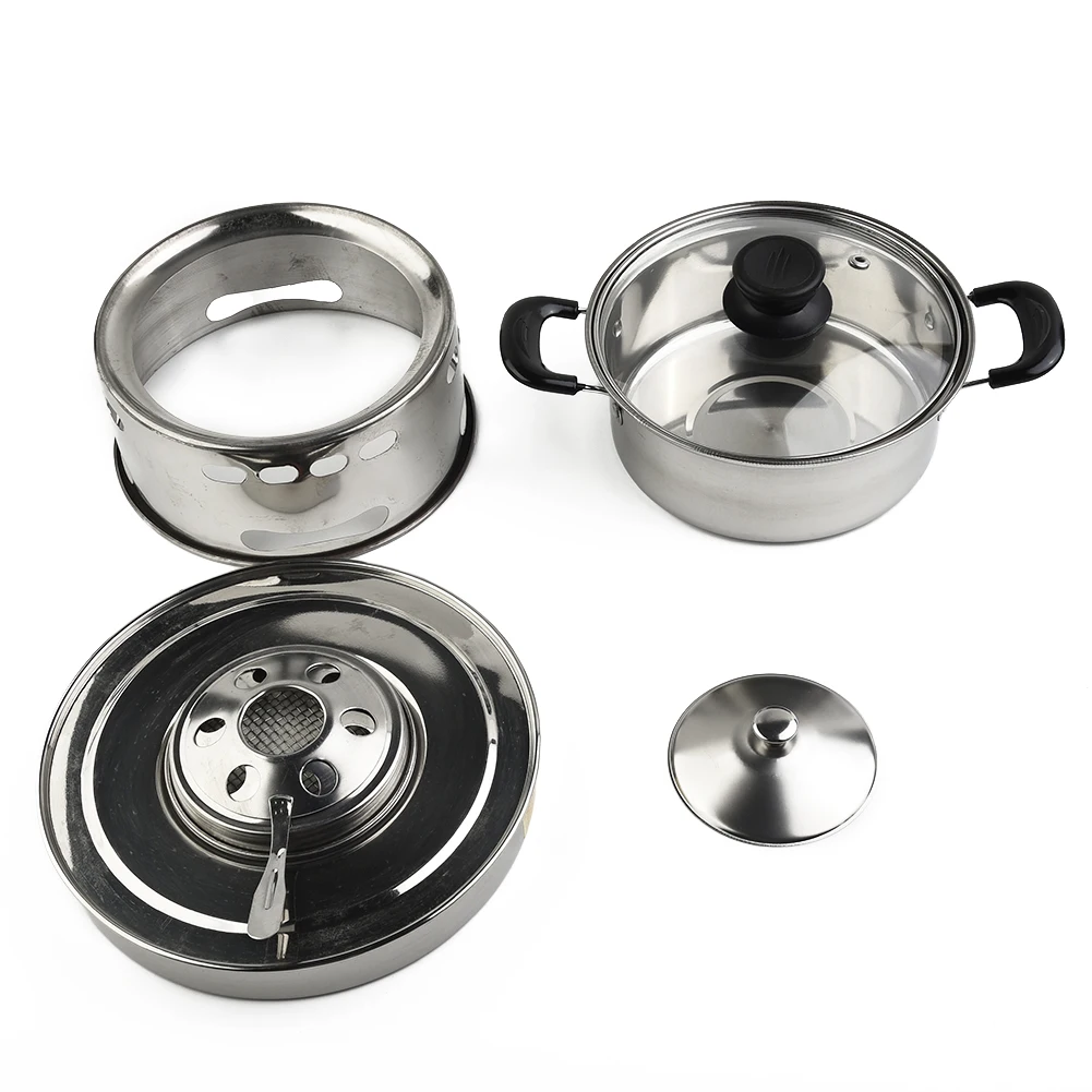 16/18/20cm Spirit Cooker Pot Set Outdoor Camping Portable Kitchenware Alcohol Stove Picnic Cooking Utensil Home Kitchen Cookware
16/18/20cm Spirit Cooker Pot Set Outdoor Camping Portable Kitchenware Alcohol Stove Picnic Cooking Utensil Home Kitchen Cookware
