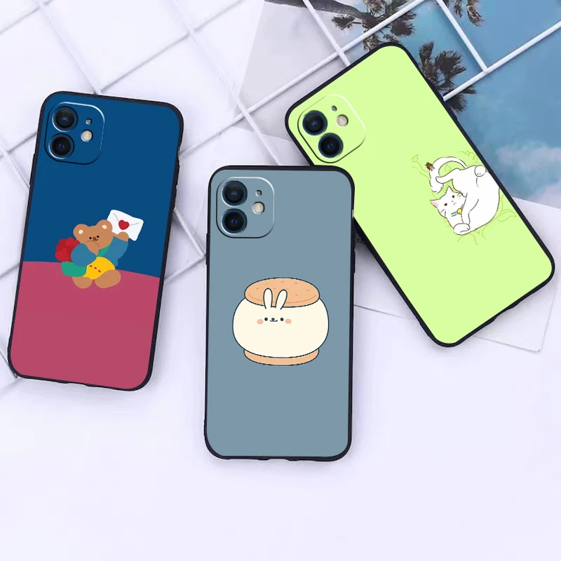 cute cartoon pattern phone Case For IPhone 13 12 11 Pro Max Mini SE XR X XS Max 8Plus 7plus 6 soft6S New Shell phone Case
cute cartoon pattern phone Case For IPhone 13 12 11 Pro Max Mini SE XR X XS Max 8Plus 7plus 6 soft6S New Shell phone Case
