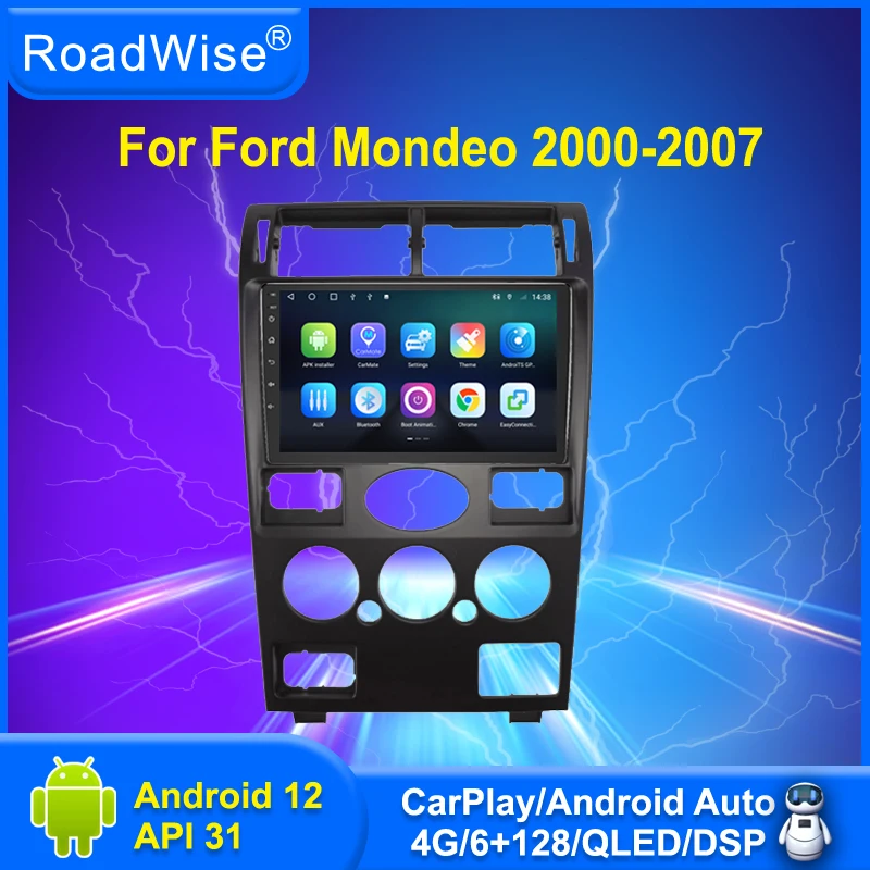 Roadwise Android Auto Radio Multimedia Player Carplay For Ford Mondeo 3 MT 2000 - 2004 2005 2006 2007 4G DVD GPS 2 din Head unit
Roadwise Android Auto Radio Multimedia Player Carplay For Ford Mondeo 3 MT 2000 - 2004 2005 2006 2007 4G DVD GPS 2 din Head unit