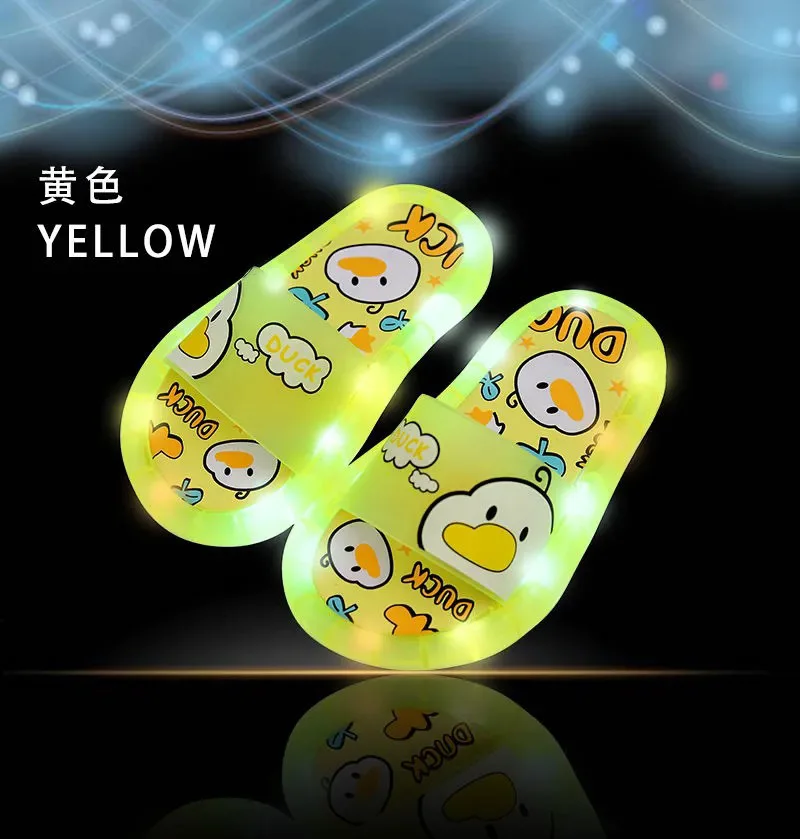 New Children's Slippers Summer LED Lights Children Cute Baby Animals Cartoon Indoor and Outdoor Home Sandals and Tide Slippers
New Children's Slippers Summer LED Lights Children Cute Baby Animals Cartoon Indoor and Outdoor Home Sandals and Tide Slippers