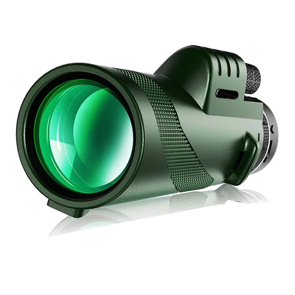 80x100 HD Monocular Telescope with Smartphone Holder Adapter Lightweight Monoculars for Bird Watching Camping Hiking
80x100 HD Monocular Telescope with Smartphone Holder Adapter Lightweight Monoculars for Bird Watching Camping Hiking