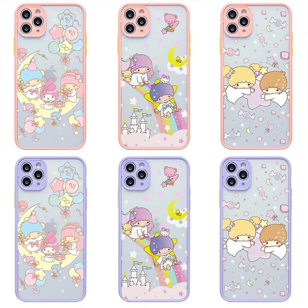 little twin star Phone Case For iphone 13 12 11 Pro Max Mini XS 8 7 Plus X SE 2020 XR Matte Transparent Cover
little twin star Phone Case For iphone 13 12 11 Pro Max Mini XS 8 7 Plus X SE 2020 XR Matte Transparent Cover