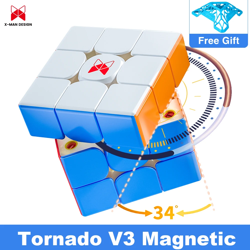 QiYi X-Man Tornado V3M 3x3 Flagship Version Magnetic Magic Speed Cube Qiyi XMD Tornado V3 M Pioneer Version Puzzle Toys
QiYi X-Man Tornado V3M 3x3 Flagship Version Magnetic Magic Speed Cube Qiyi XMD Tornado V3 M Pioneer Version Puzzle Toys