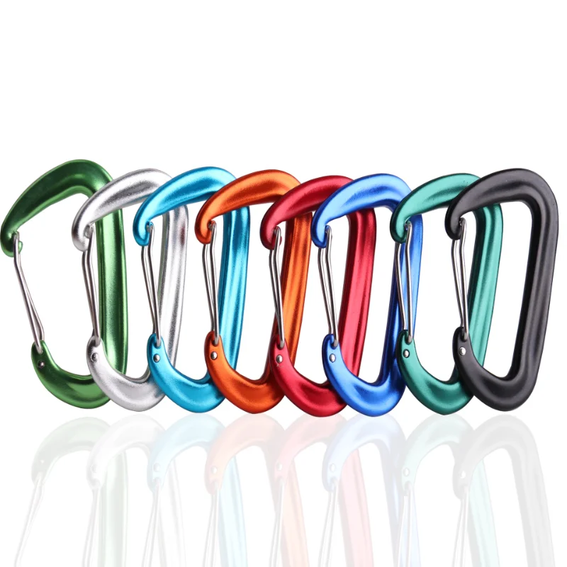 Aluminium Wiregate Carabiners Heavy Duty Lightweight Carabiner Clips for Camping Travel Backpack
Aluminium Wiregate Carabiners Heavy Duty Lightweight Carabiner Clips for Camping Travel Backpack