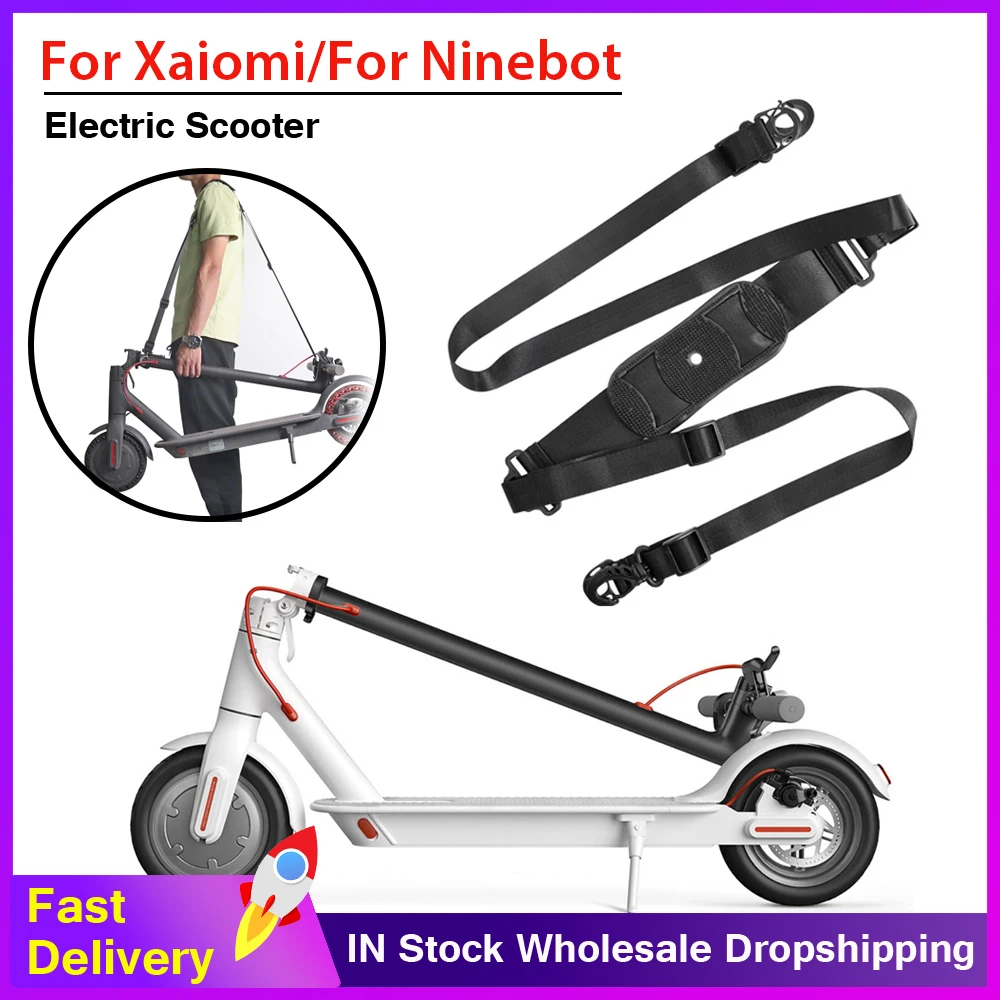 

Electric Scooter Skateboard Hand Carrying Handle One Shoulder Straps Belt Webbing for Xiaomi M365 Pro 1S for Ninebot ES1 ES2 ES4