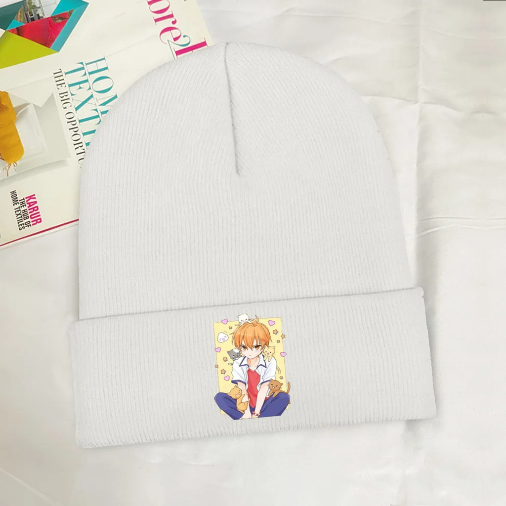 Cute Kyo Cat Skullies Beanie Fruit Basket Tohru Manga Series Knitted Bonnet Girls Boys Warm Caps Fashion Brimless Elastic Hats
Cute Kyo Cat Skullies Beanie Fruit Basket Tohru Manga Series Knitted Bonnet Girls Boys Warm Caps Fashion Brimless Elastic Hats