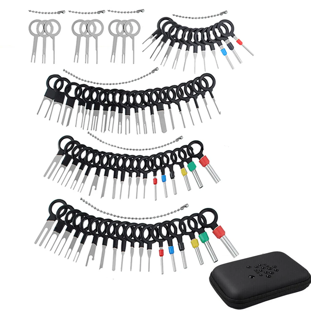 Must Have for DIY Enthusiasts Terminal Removal Tool Kit 76PCS+Box Pin Extractor Electrical Wire Connector Kits
Must Have for DIY Enthusiasts Terminal Removal Tool Kit 76PCS+Box Pin Extractor Electrical Wire Connector Kits
