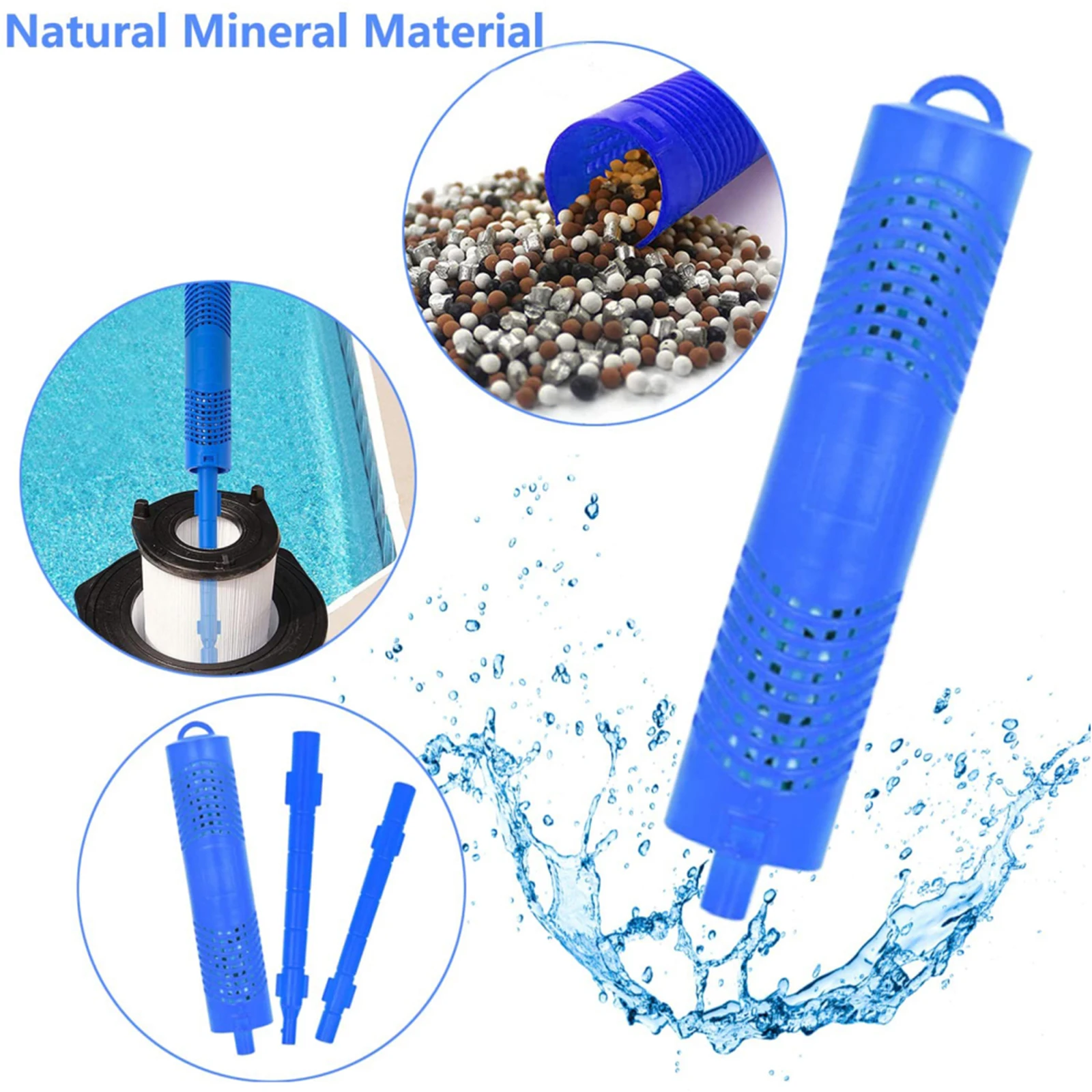 Swimming Pool Tub Cleaning Purifier Cartridge Filter SPA Mineral Sterile Stick Pool Bathtub Water Purifier Mineral Filter Stick
Swimming Pool Tub Cleaning Purifier Cartridge Filter SPA Mineral Sterile Stick Pool Bathtub Water Purifier Mineral Filter Stick