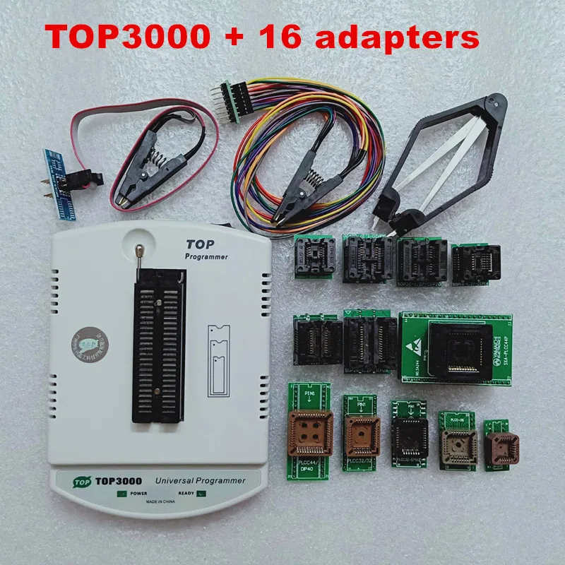 TOP3000 Universal Programmer for MCU and Top-3000 USB ECU Chip Tunning EPROMs Programming 
TOP3000 Universal Programmer for MCU and Top-3000 USB ECU Chip Tunning EPROMs Programming
