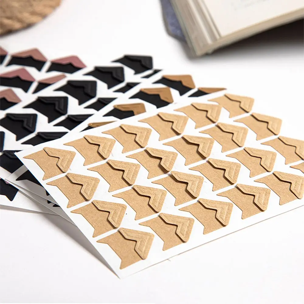 24Pcs/Lot DIY Vintage Corner Kraft Paper Stickers for Photo Albums Frame Decoration Scrapbooking
24Pcs/Lot DIY Vintage Corner Kraft Paper Stickers for Photo Albums Frame Decoration Scrapbooking