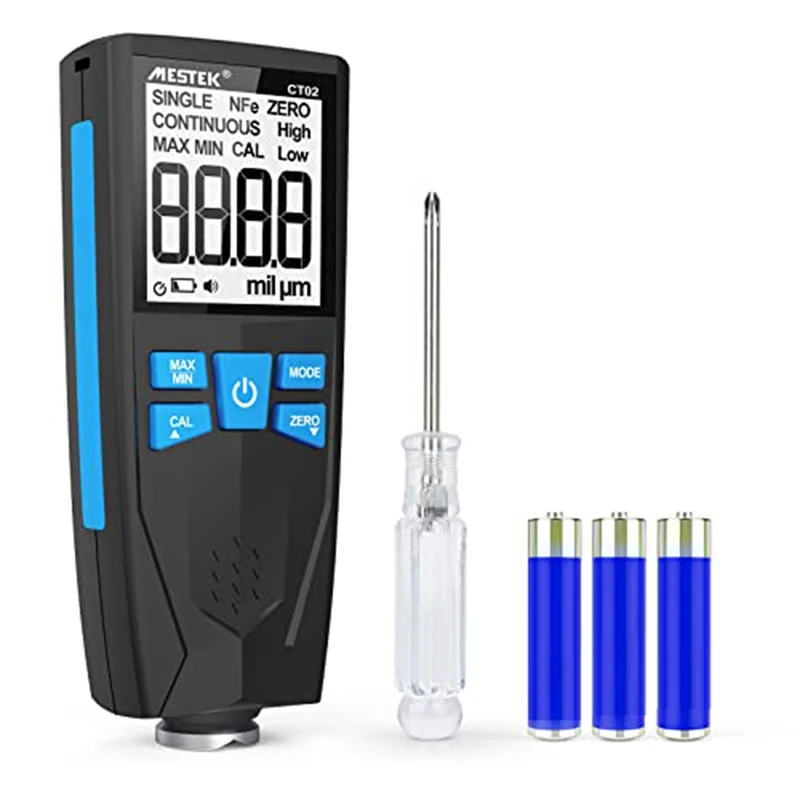 MESTEK 1Set Car Coating Thickness Gauge Tester LCD With Backlight Paint Thickness Gauge Digital Blue
MESTEK 1Set Car Coating Thickness Gauge Tester LCD With Backlight Paint Thickness Gauge Digital Blue