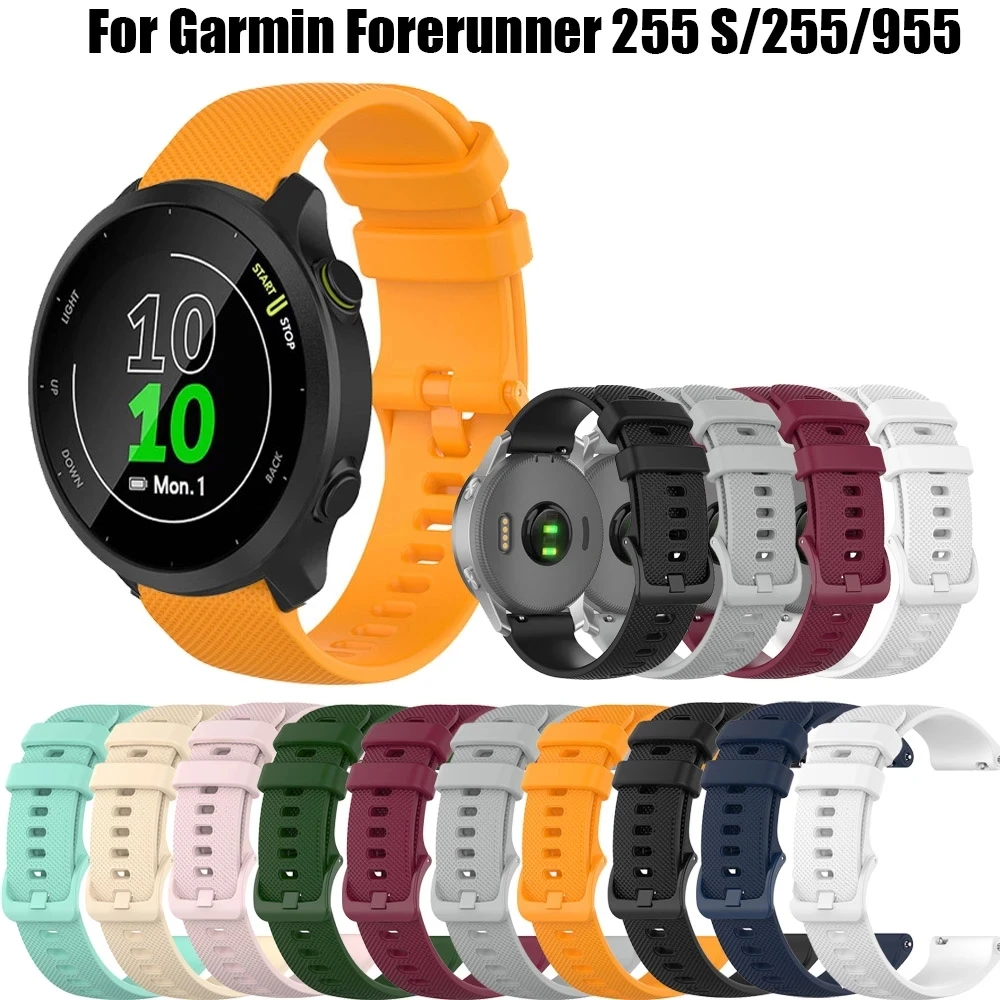 Silicone Bracelet For Garmin Forerunner 255S 955 745 245 Vivoactive 3 3S 4S Watch Strap 20mm Band Sport Wristbands Venu 2Plus SQ
Silicone Bracelet For Garmin Forerunner 255S 955 745 245 Vivoactive 3 3S 4S Watch Strap 20mm Band Sport Wristbands Venu 2Plus SQ