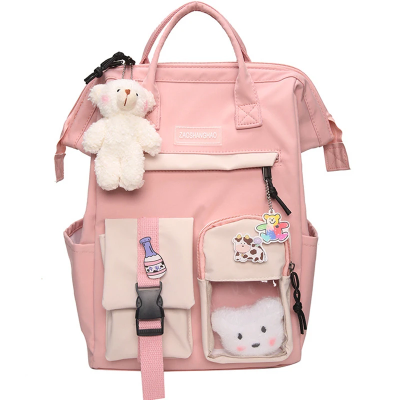 2021 Women's Preppy Backpack Teenage Girl High School Bag Backpacks Fancy Book Schoolbags Cute Travel Pack Rucksack For Female
2021 Women's Preppy Backpack Teenage Girl High School Bag Backpacks Fancy Book Schoolbags Cute Travel Pack Rucksack For Female