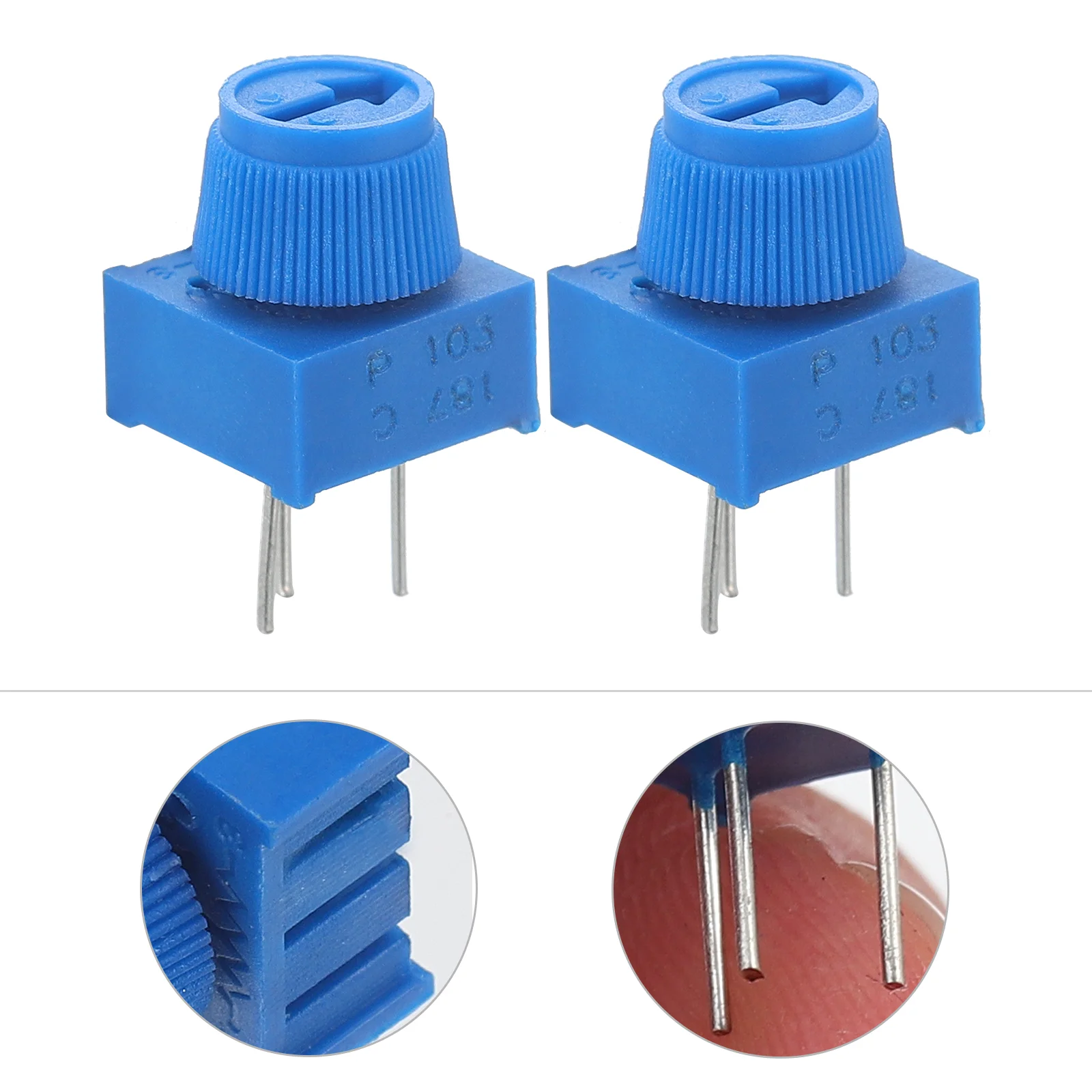 10 Pcs Metal Trim Trimmer Blue Decor Precision Cermet Potentiometer Puller Breadboard
10 Pcs Metal Trim Trimmer Blue Decor Precision Cermet Potentiometer Puller Breadboard