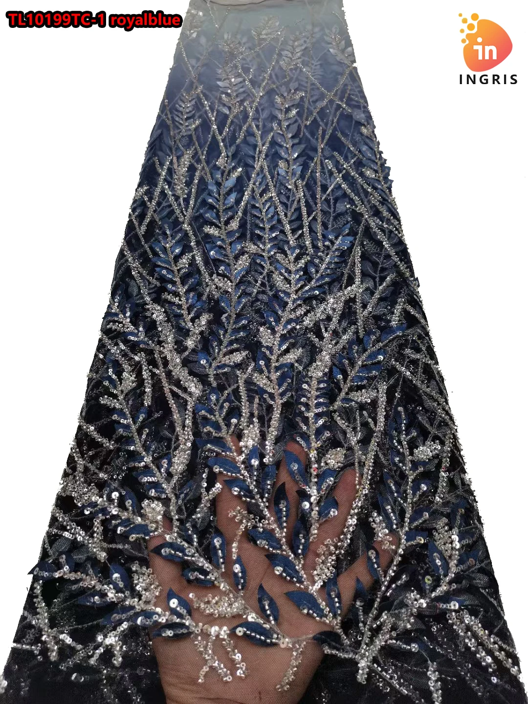 Luxury Blue African Lace Fabric Heavy Bead Tulle Lace Embroidery 2023 High Quality New French Lace for Wedding Dress TL10199TC
Luxury Blue African Lace Fabric Heavy Bead Tulle Lace Embroidery 2023 High Quality New French Lace for Wedding Dress TL10199TC