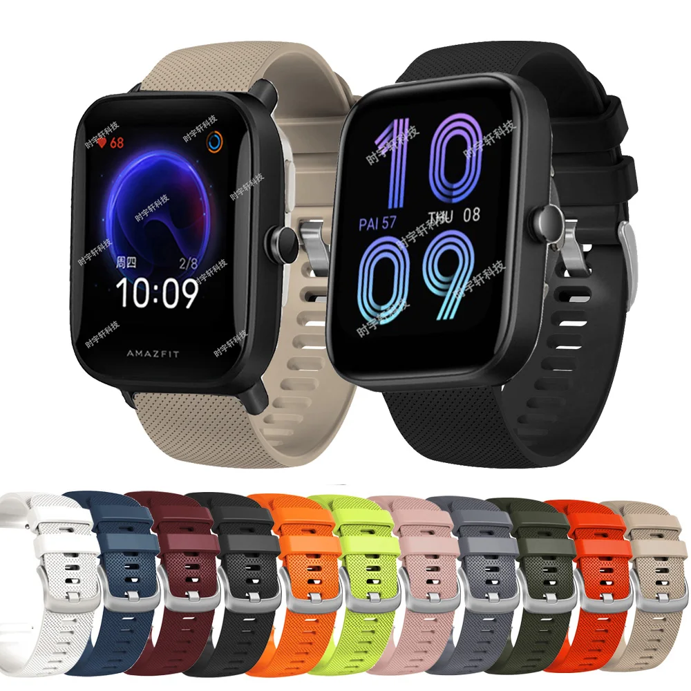 20mm Silicone Sport Band For Amazfit Bip 3 Pro Strap Quick Release Bracelet For Amazfit Bip Lite/Bip U Pro/S/GTR 42mm Watchband
20mm Silicone Sport Band For Amazfit Bip 3 Pro Strap Quick Release Bracelet For Amazfit Bip Lite/Bip U Pro/S/GTR 42mm Watchband